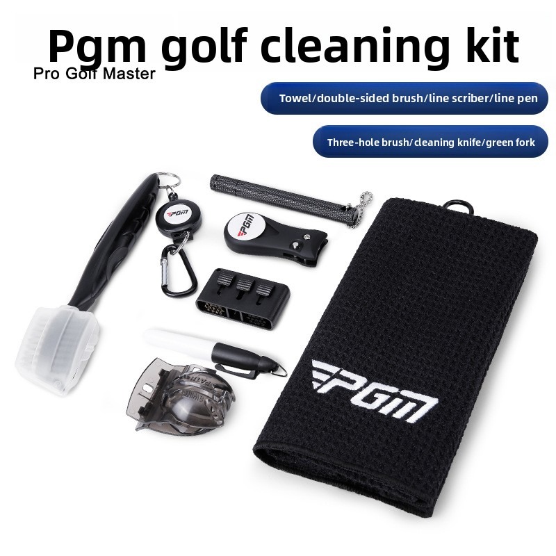 Golf Towel - Kit de nettoyage pour clubs de