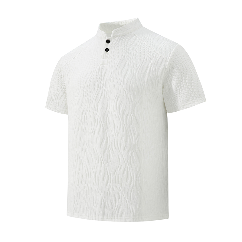 Chemise Henley Homme Texture É - Golf Tees avis et prix