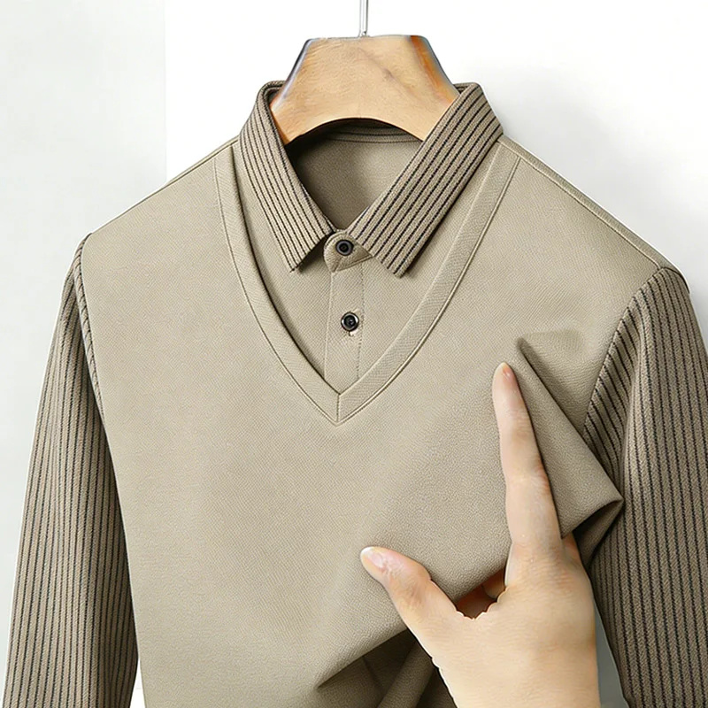 Chemise à col en V à manches l - Golf Tees avis et prix