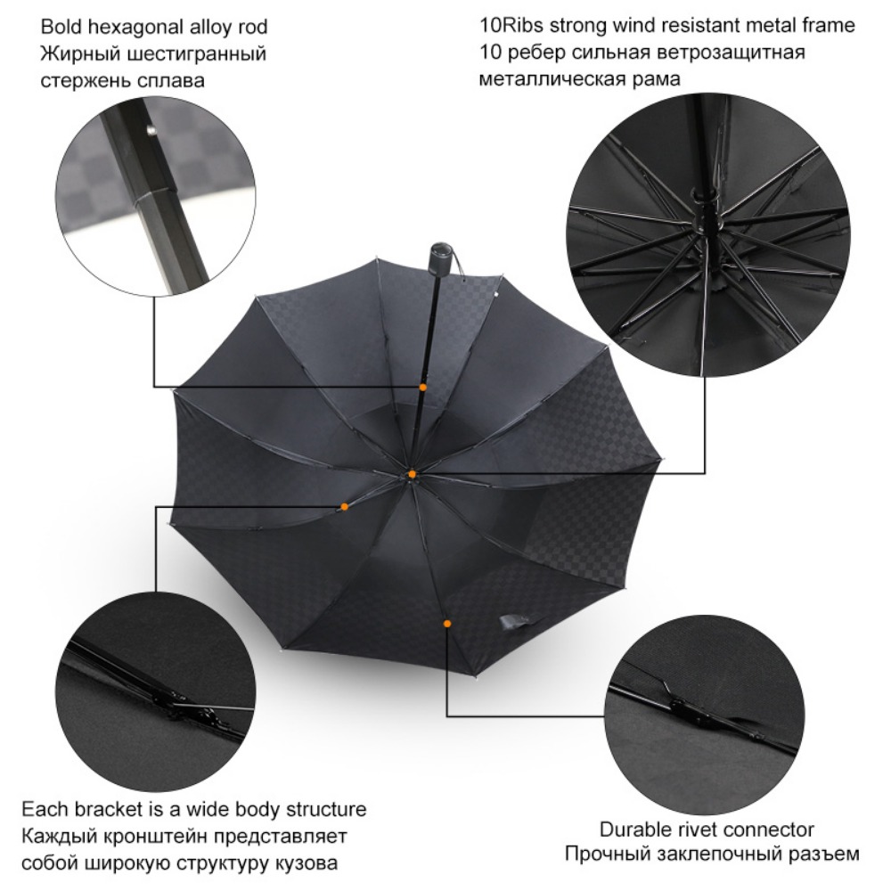 Grand Parapluie Double Couche  - Golf Umbrella Large avis et prix