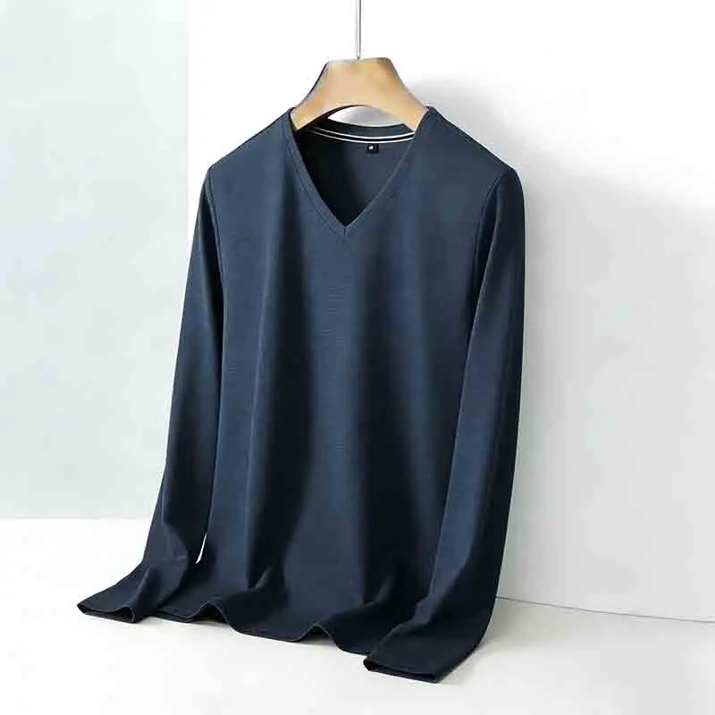 Pull en tricot à col en V gris - Golf Tees avis et prix