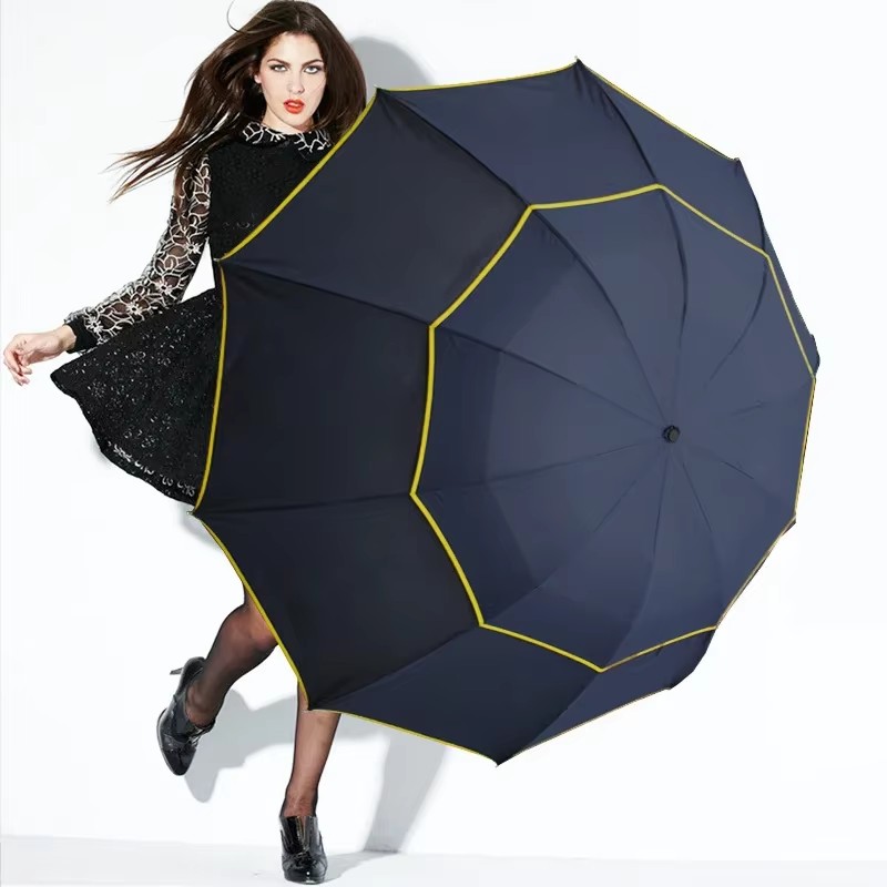 Double fort vent résistant par - Golf Umbrella Large avis et prix