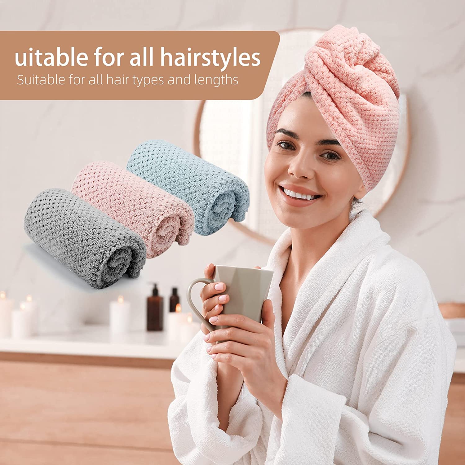 Serviette pour cheveux secs po - Golf Towel avis et prix
